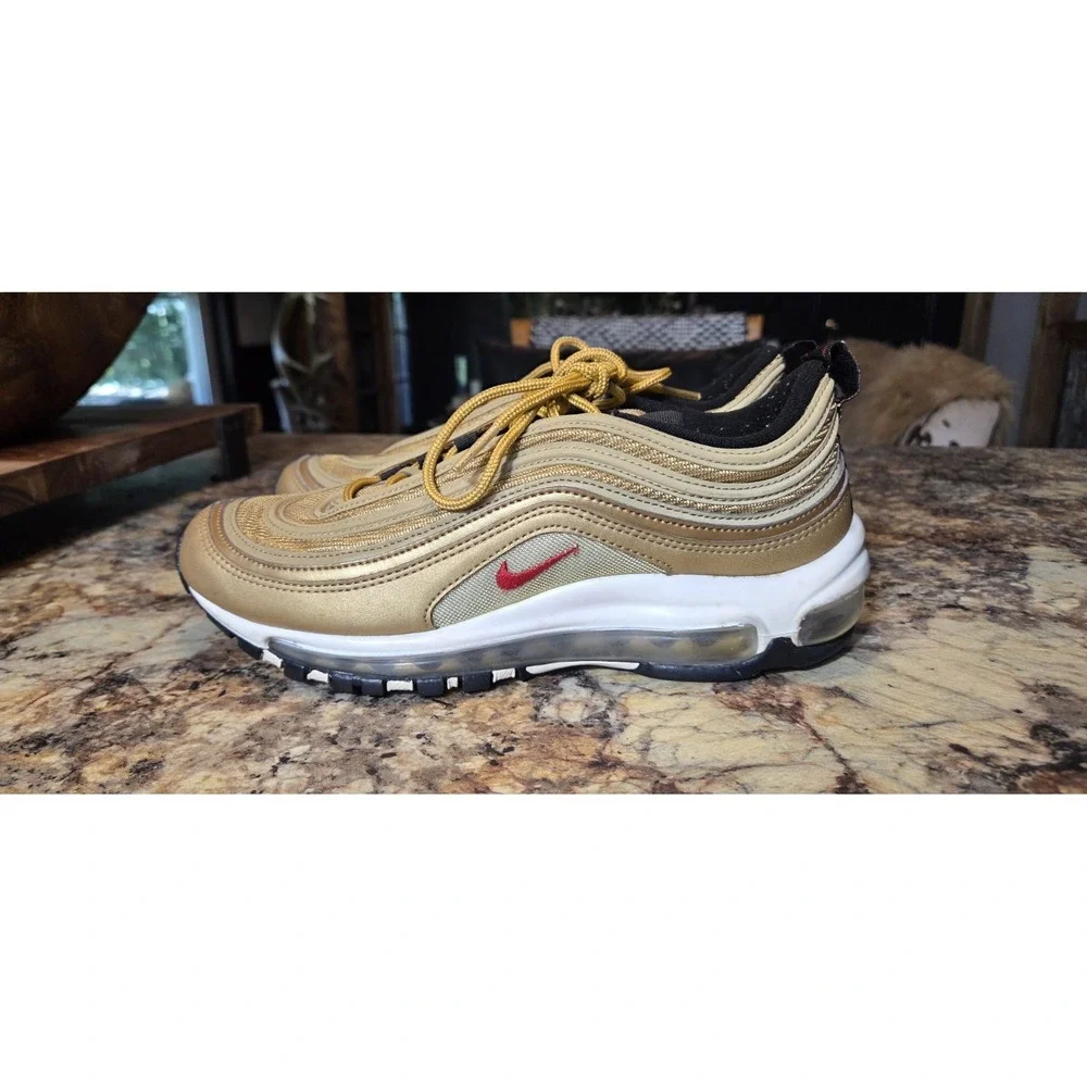 Nike Air Max 97 OG 918090700, 7y, Metallica Gold, Casual,  Back To School